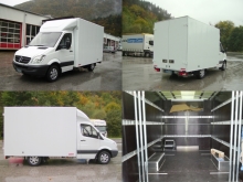 Alu-Möbelkoffer auf Mercedes Sprinter mit AL-KO Tiefrahmen-Fahrgestell Alu-Möbelkoffer auf Mercedes Sprinter mit AL-KO Tiefrahmen-Fahrgestell
