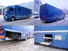 MAN TGX mit Seitenverkleidung und Heckabschluss. MAN TGX mit Seitenverkleidung und Heckabschluss.