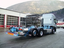 Iveco Stralis mit Wechselrahmen.